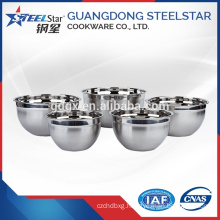 Hot sale Stainless Steel Salad Mixing Bowl